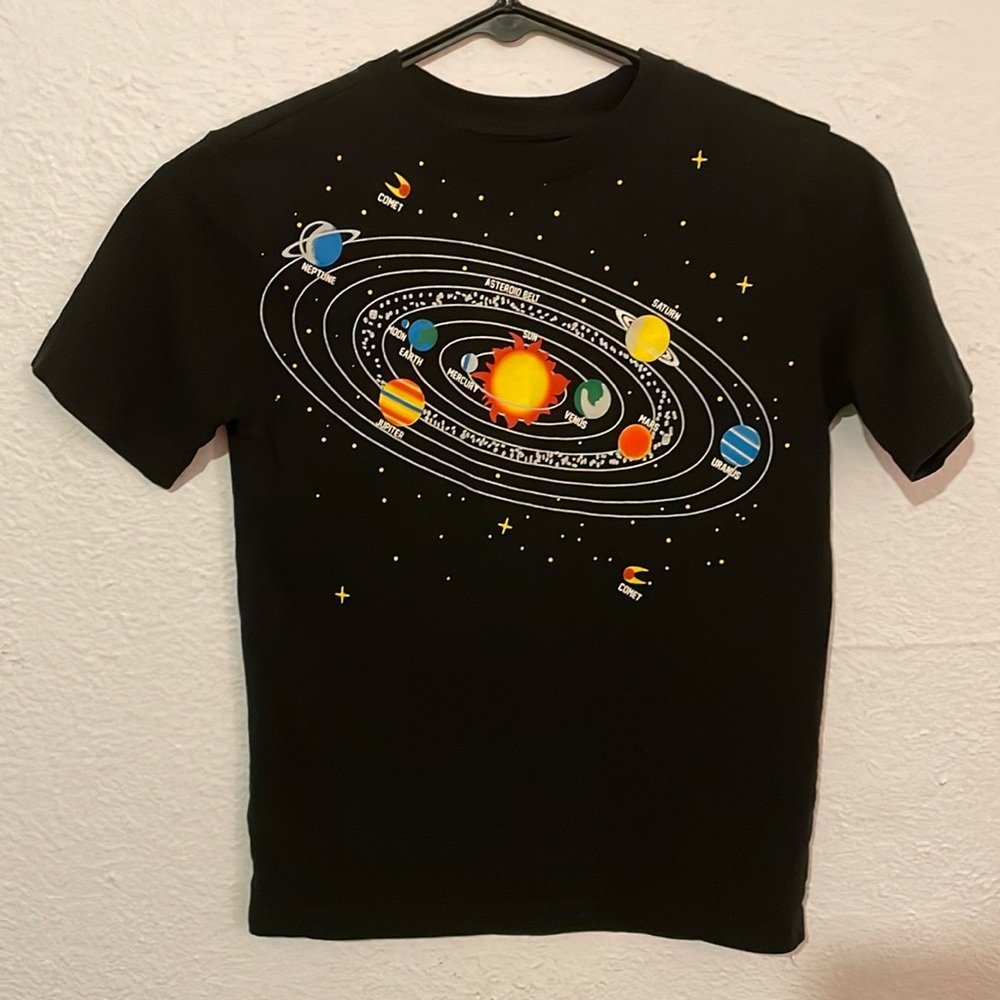 LIKE NEW Solar System Tshirt